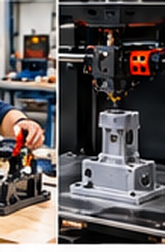Precision manufacturing tool in operation