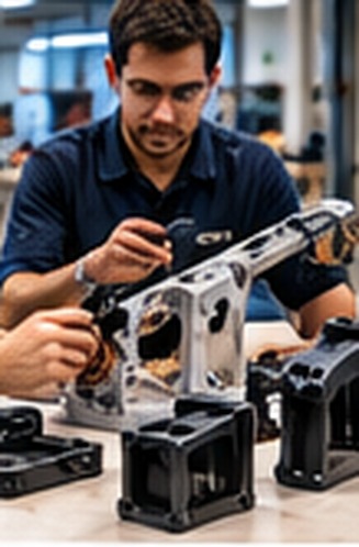 3D printer operating in a workshop